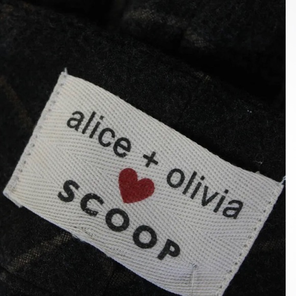 Alice + Olivia Plaid Wool Shorts - Picture 4 of 7